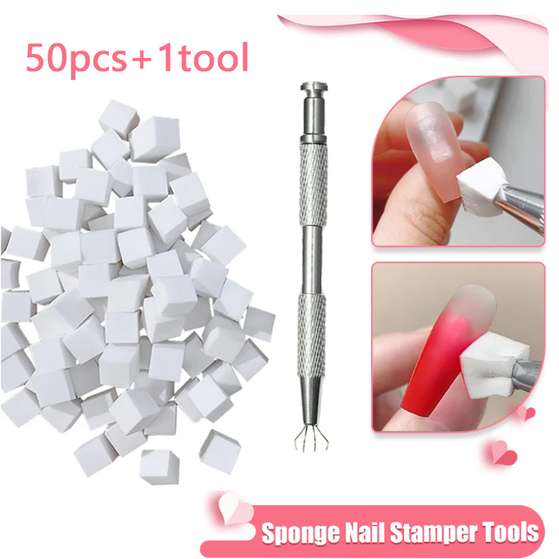 Dip Powder Nail - 50/150 Stuks Spons Gradiënt Nail Art