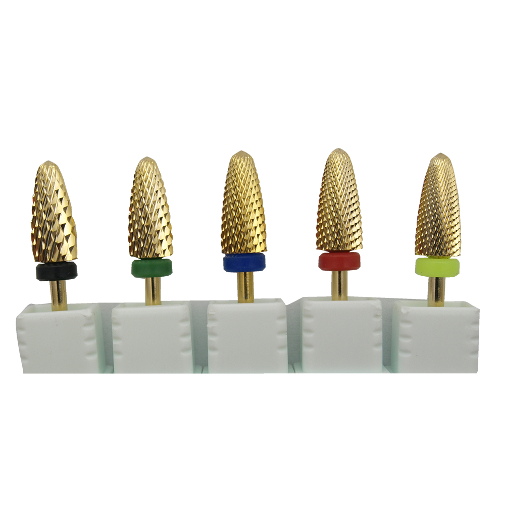 Nail Art Gold - Gemakkelijk Nail 1Pcs Goud Gecoate Veiligheid