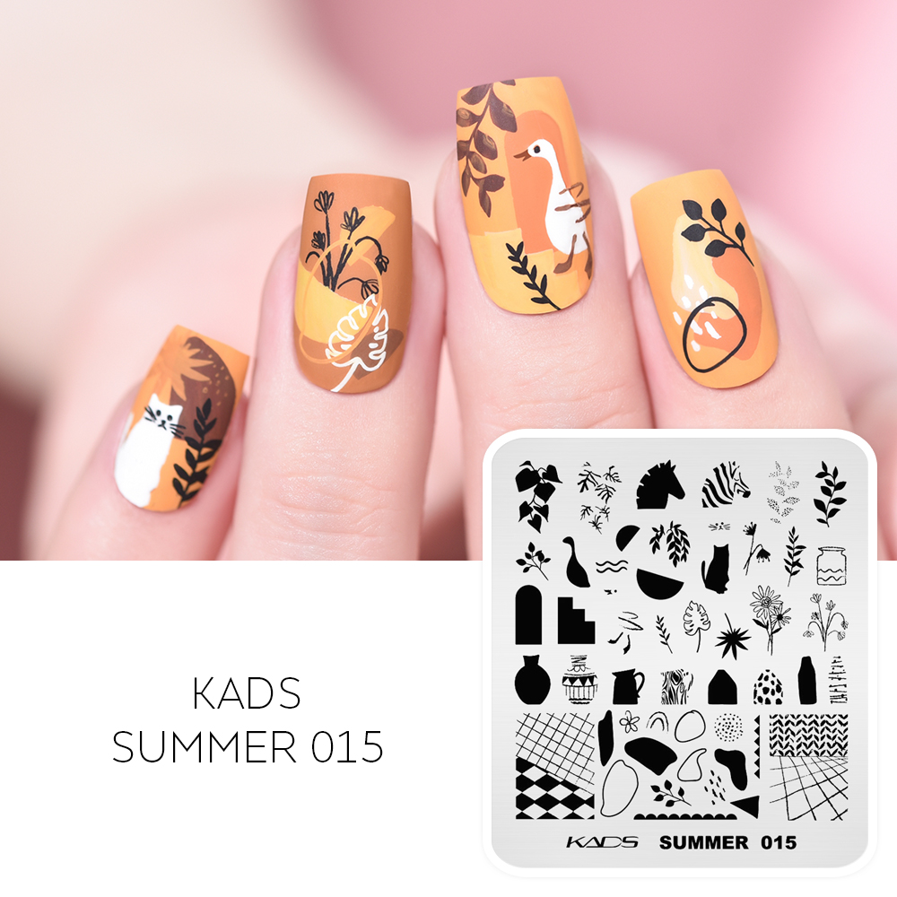 Nail Art Zebra - Kads Zomer 015 Nail Art Platen