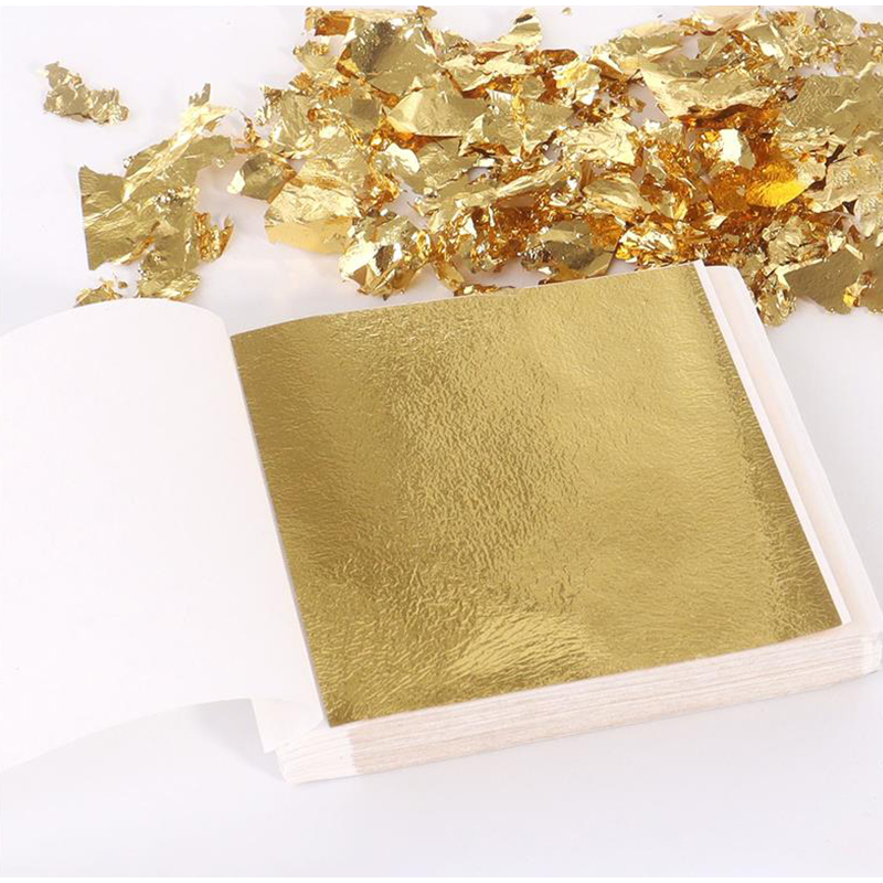 Nail Art Gold - 200 stuks gouden bladfolie bladbladjes verguldfolie