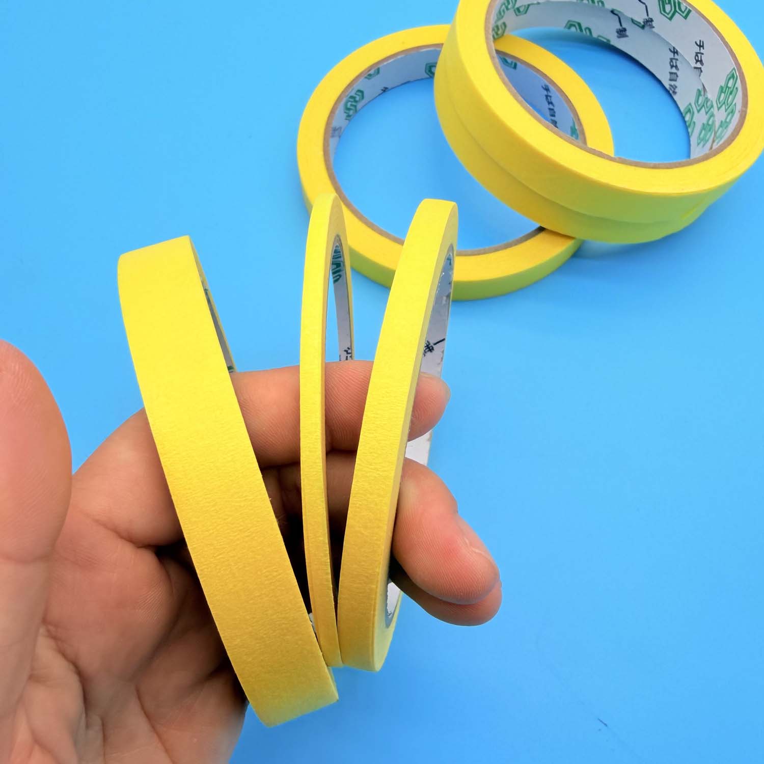 Nail Art Yellow - 3 maten gele afplaktape - 3