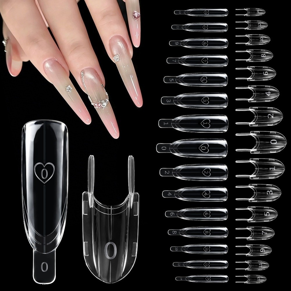 Nail Extension Form - 120 stuks Raketvormige Sandwich Dubbele Nagelvormen