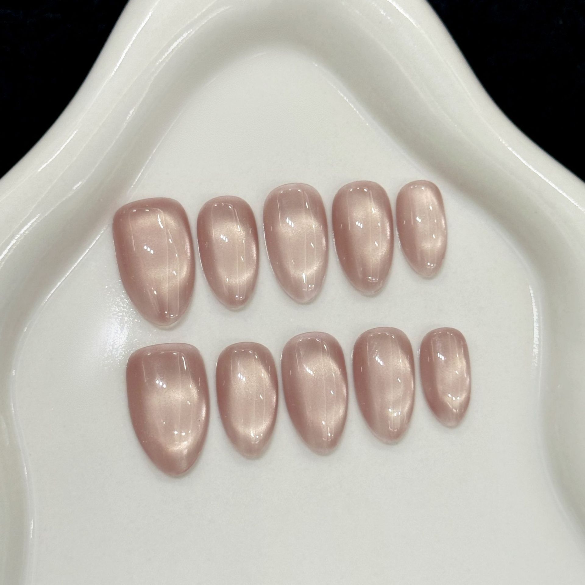 Nail Art Fake - 10 stuks handgemaakte pers op nagels