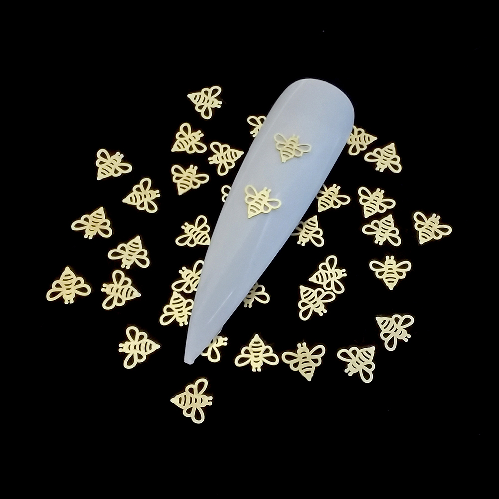 100 stks Gouden Vlinder Metale - Nail Art Gold recensie en prijs