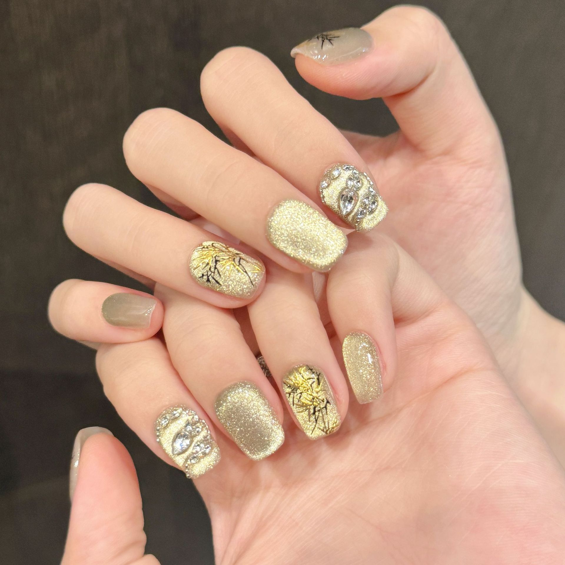 10 stks Nieuwe Chinese Stijl H - Nail Art Yellow recensie en prijs