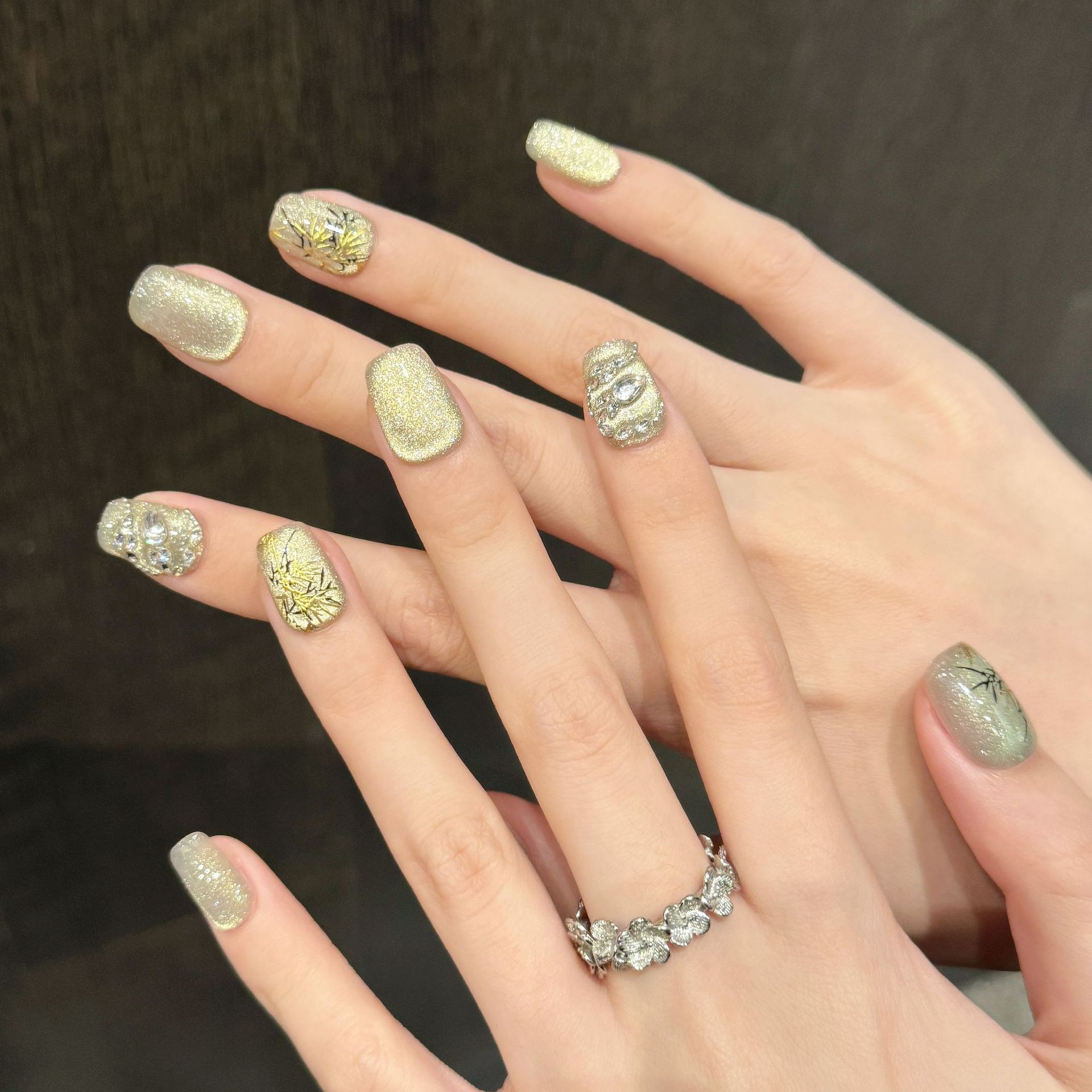 10 stks Nieuwe Chinese Stijl H - Nail Art Yellow recensie en prijs