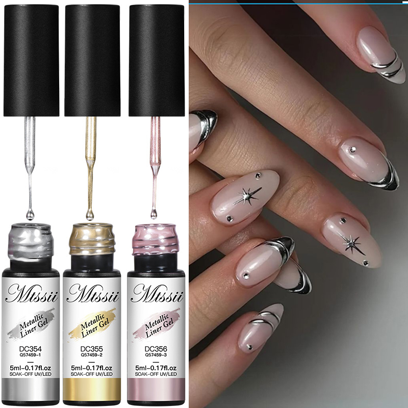 MTSSII 2/3 Stuks Metallic Line - Nail Art Rose Gold recensie en prijs