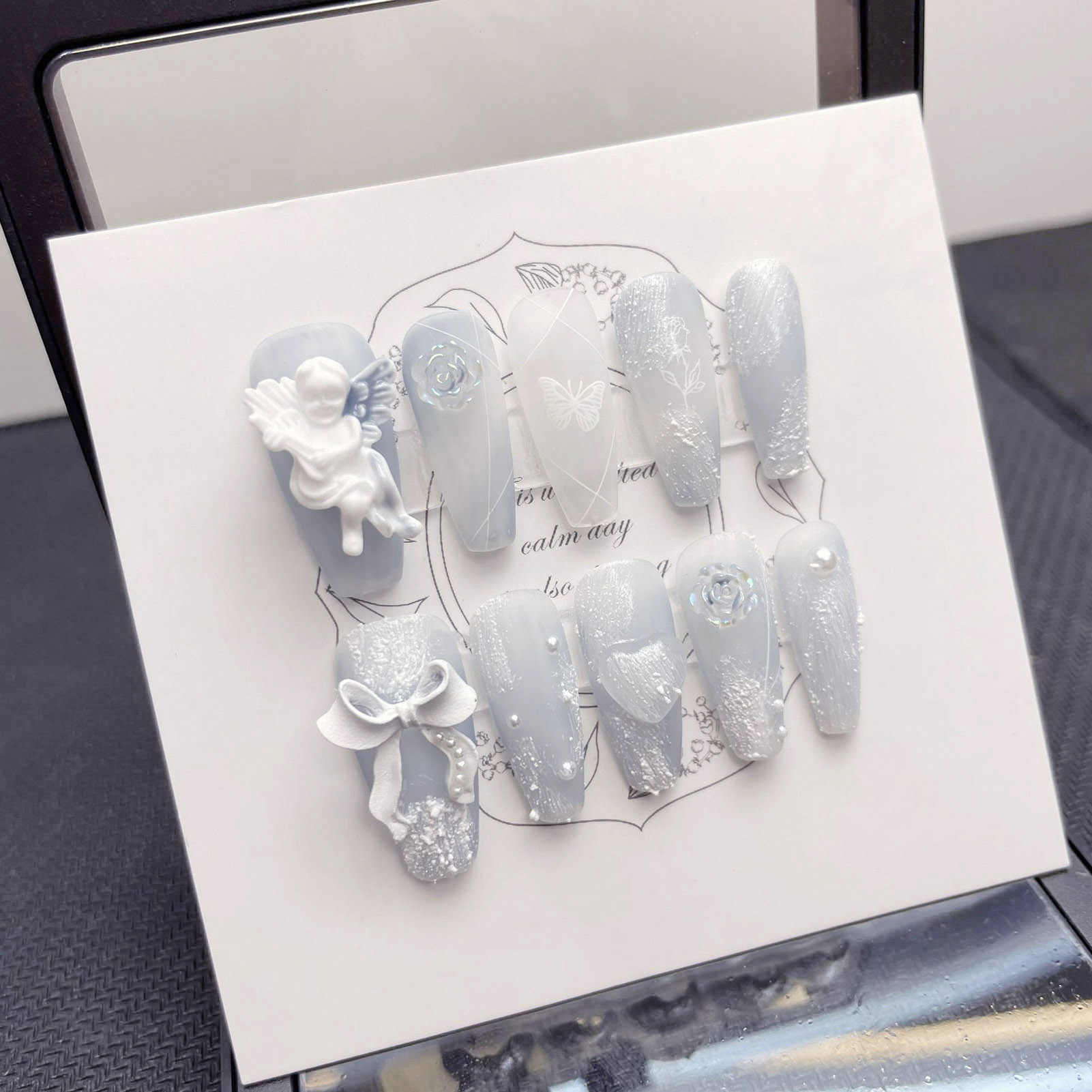 3D Gips Angel Kunstnagels Glan - Nail Art Fake recensie en prijs