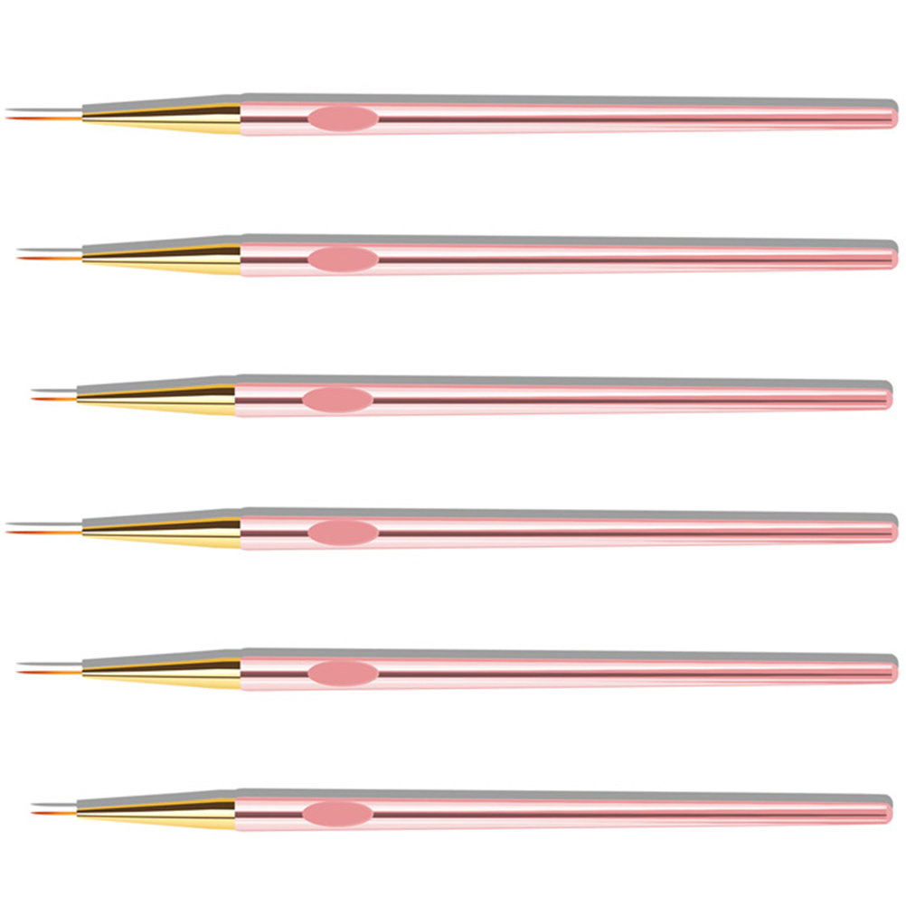 6 stuks hoogwaardige roze goud - Nail Art Gold recensie en prijs