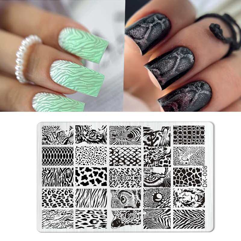 Dierenafbeelding Slang Luipaar - Nail Art Zebra recensie en prijs