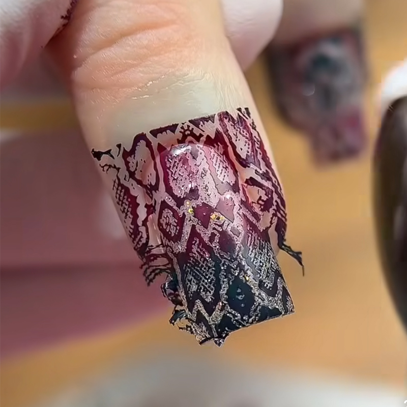 Dierenafbeelding Slang Luipaar - Nail Art Zebra recensie en prijs
