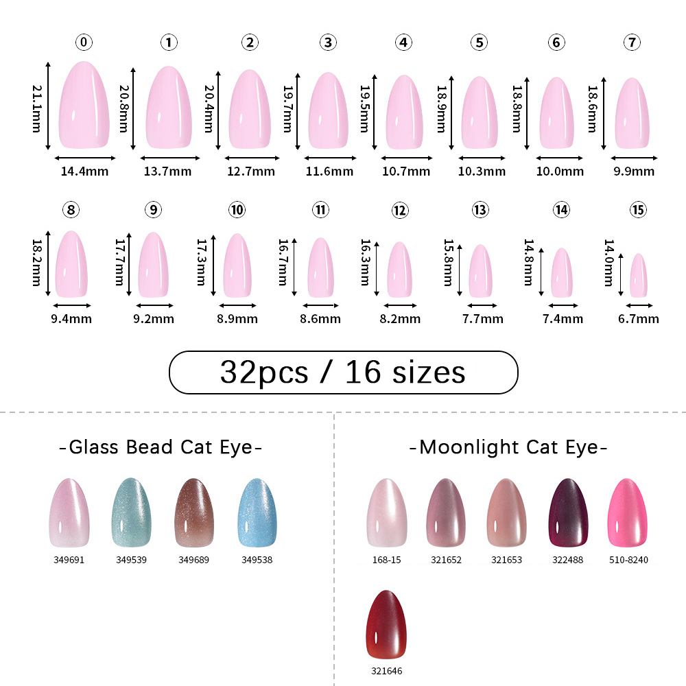 VITAGWX 32 stuks opdruk nagels - Nail Art Emerald recensie en prijs