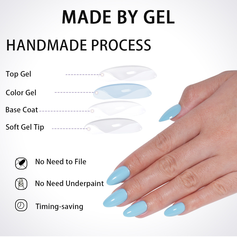 VITAGWX 32 stuks opdruk nagels - Nail Art Emerald recensie en prijs