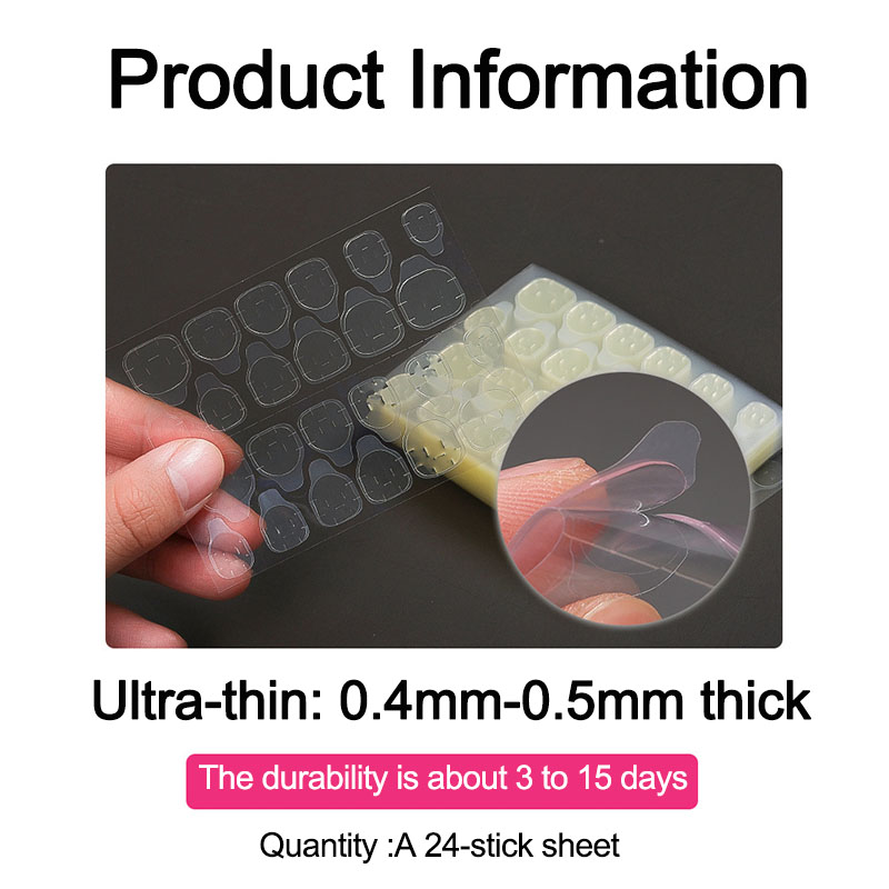 Nieuwe 600PCS Dubbelzijdige Li - Nail Adhesive Tab recensie en prijs