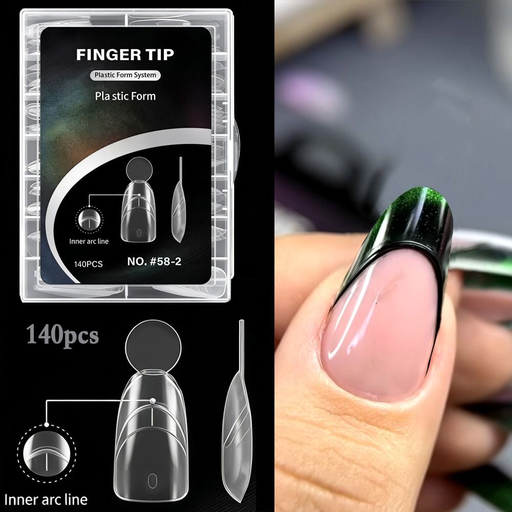 140 stuks matte French nail du - Nail Extension Form recensie en prijs