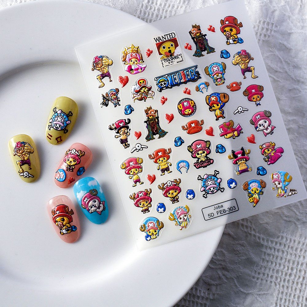 1PCS Een Stuk Cartoon Nagelsti - Nail Art Zoro One Piece recensie en prijs