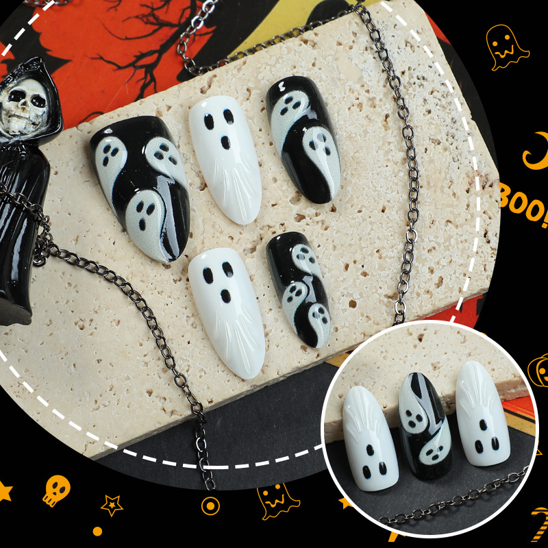 30 stks 2025 Halloween Amandel - Nail Art Emerald recensie en prijs