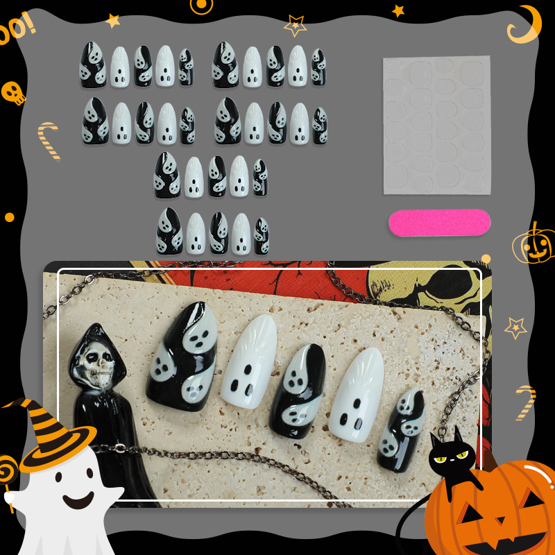 30 stks 2025 Halloween Amandel - Nail Art Emerald recensie en prijs