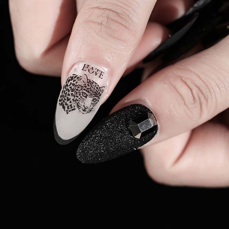 1 Vel Leeuw Zebra Nail Sticker - Nail Art Zebra recensie en prijs