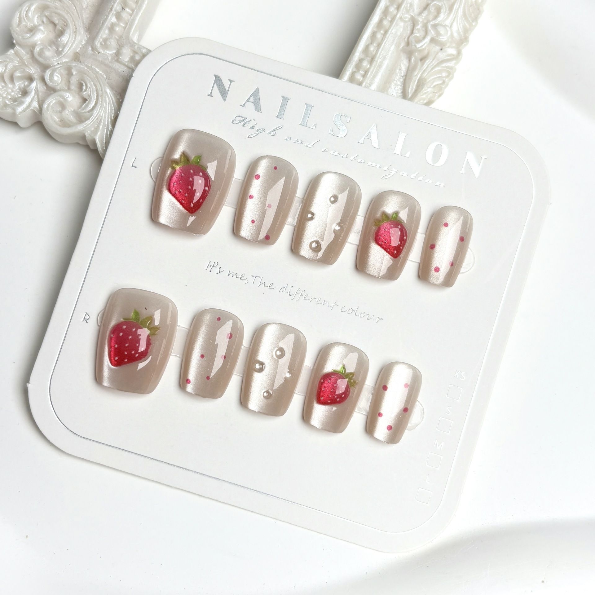 10 stuks kort vierkant Cat Eye - Nail Art Fake recensie en prijs