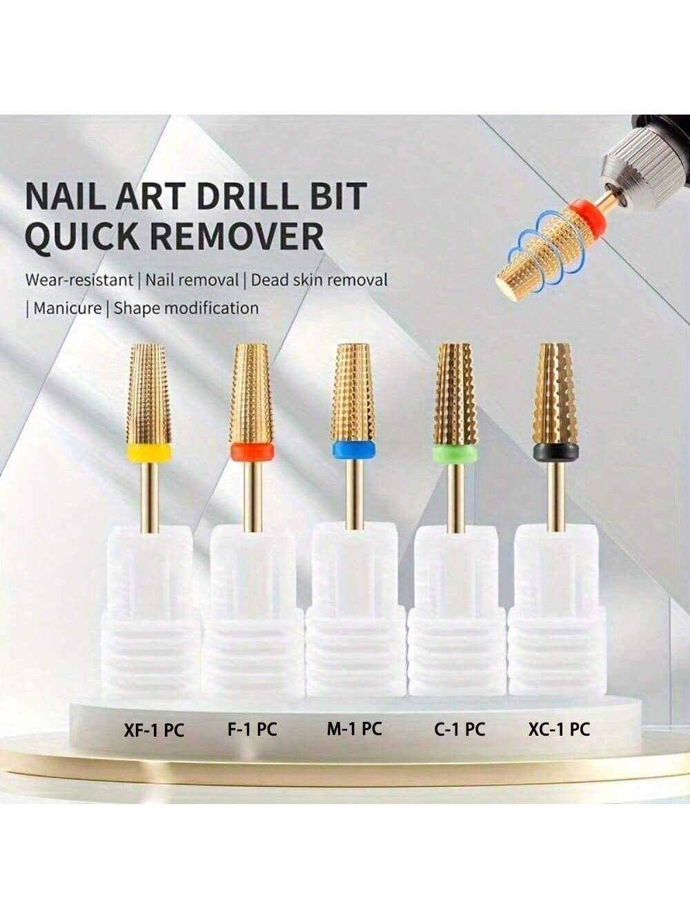 1/5-delige wolfraamstaal nagel - Nail Art Gold recensie en prijs