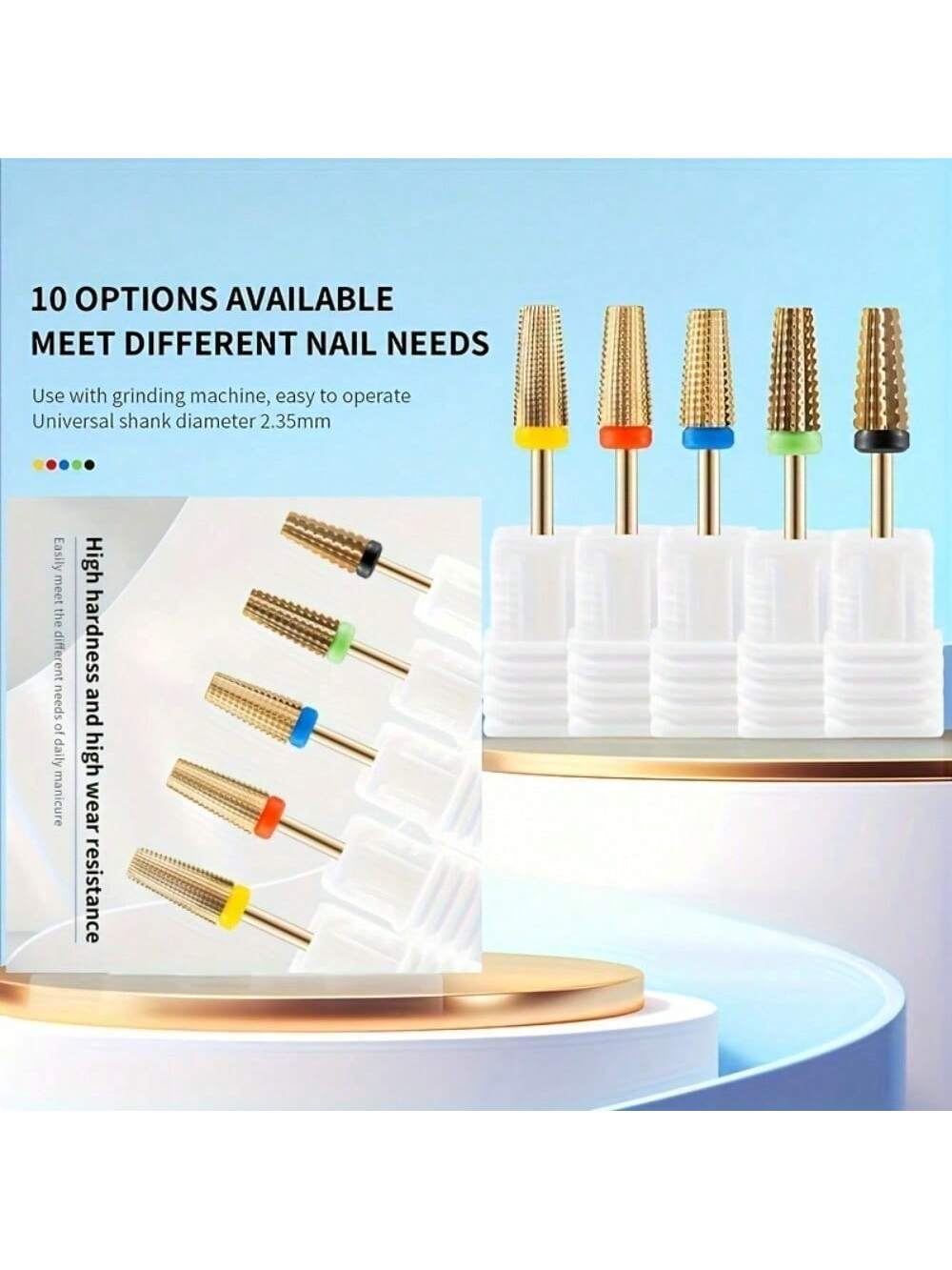 1/5-delige wolfraamstaal nagel - Nail Art Gold recensie en prijs
