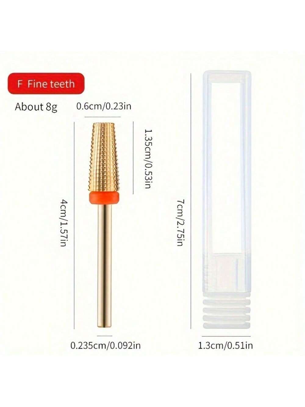 1/5-delige wolfraamstaal nagel - Nail Art Gold recensie en prijs