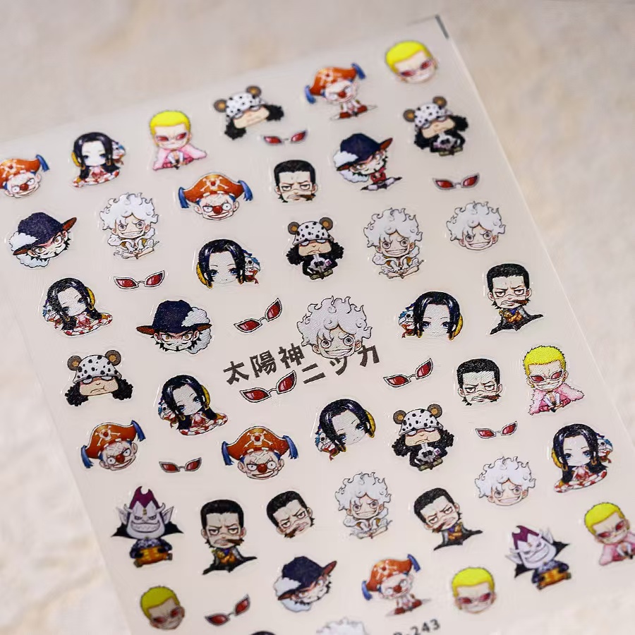 1PCS 5D Nieuwe Een Stuk Nagels - Nail Art Zoro One Piece recensie en prijs