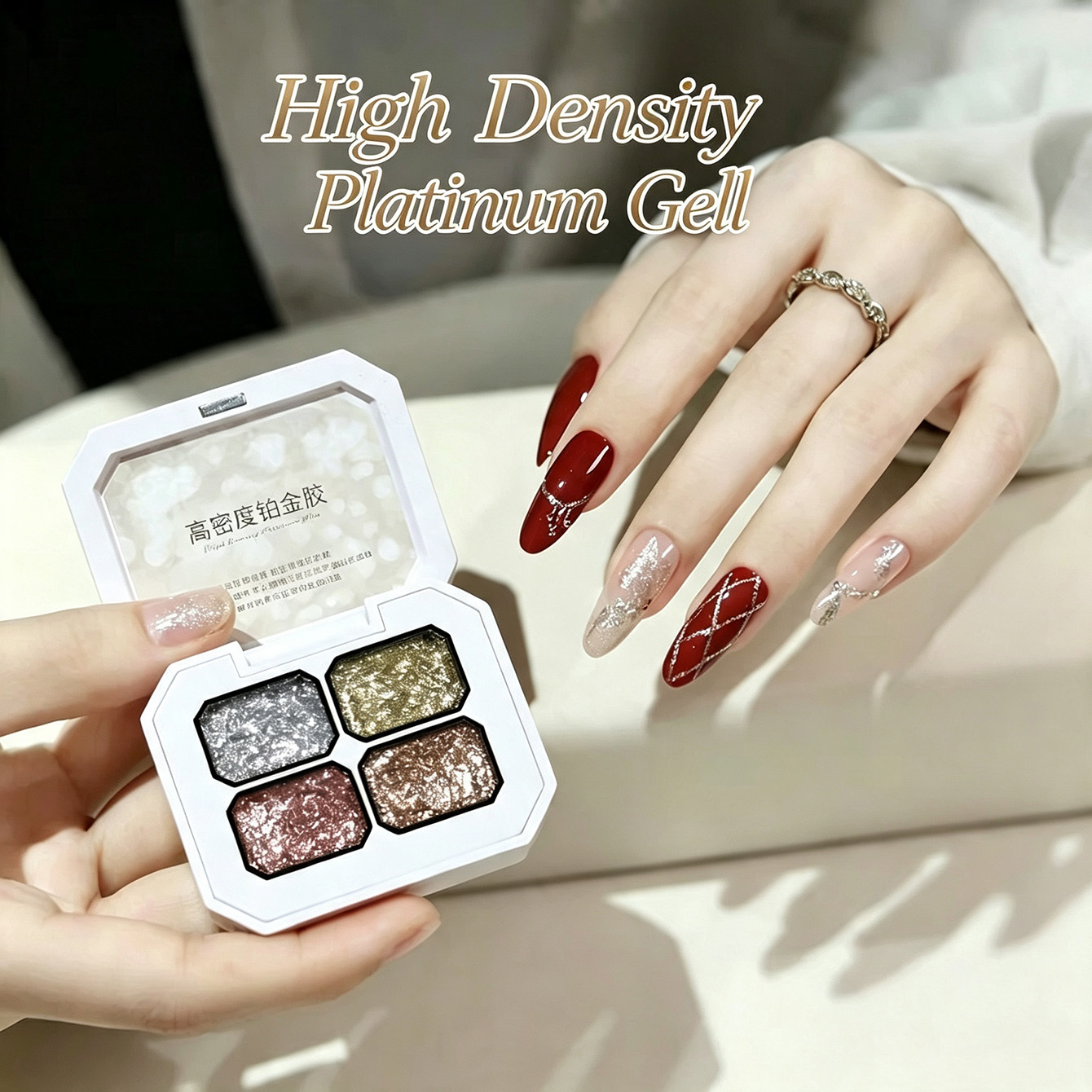 MIANEL Chunky Foil Platinum Na - Nail Art Rose Gold recensie en prijs