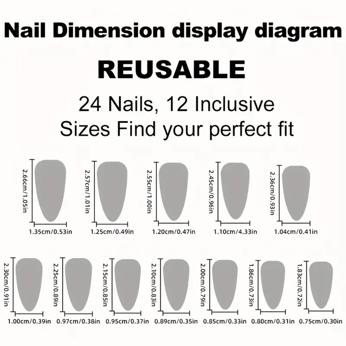 24 stuks amandelvormige opzetn - Nail Art Gold recensie en prijs