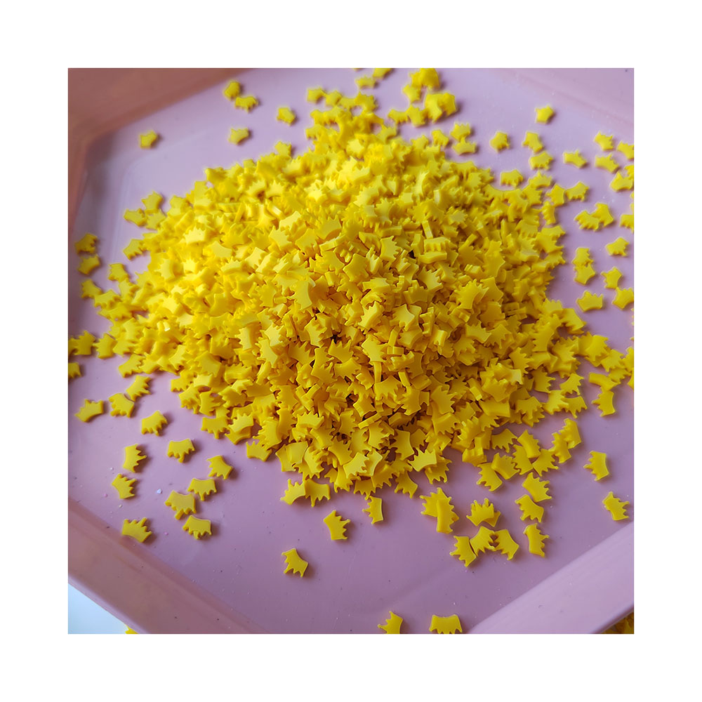 Gele Kroon Plakjes Polymeer He - Nail Art Yellow recensie en prijs