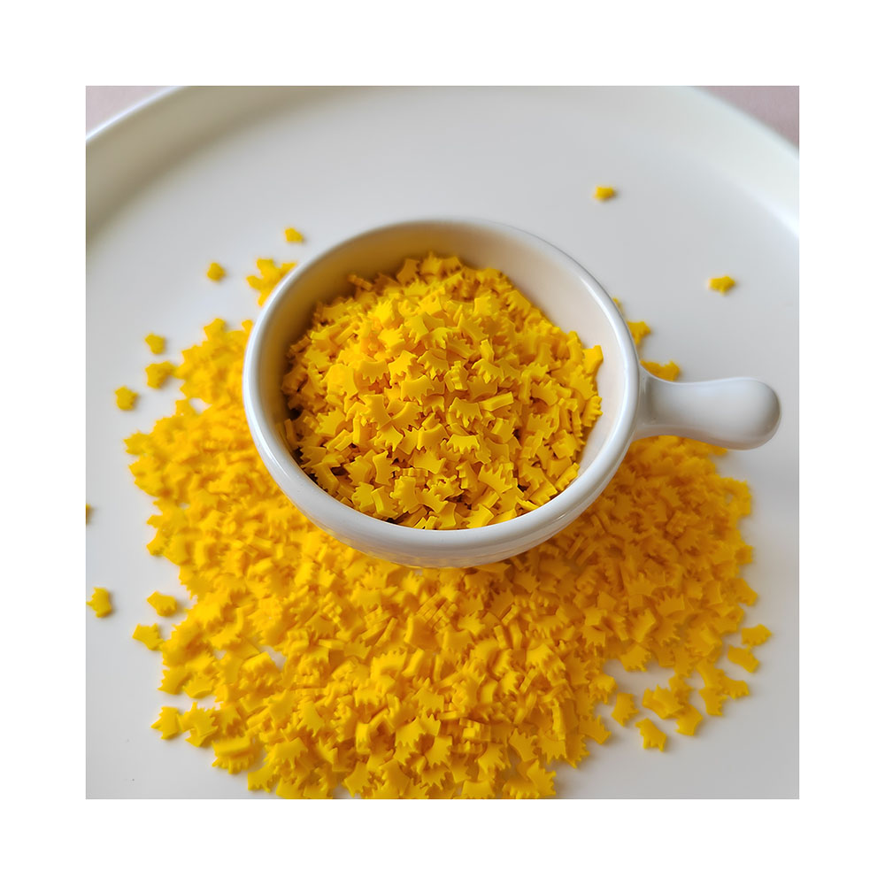 Gele Kroon Plakjes Polymeer He - Nail Art Yellow recensie en prijs