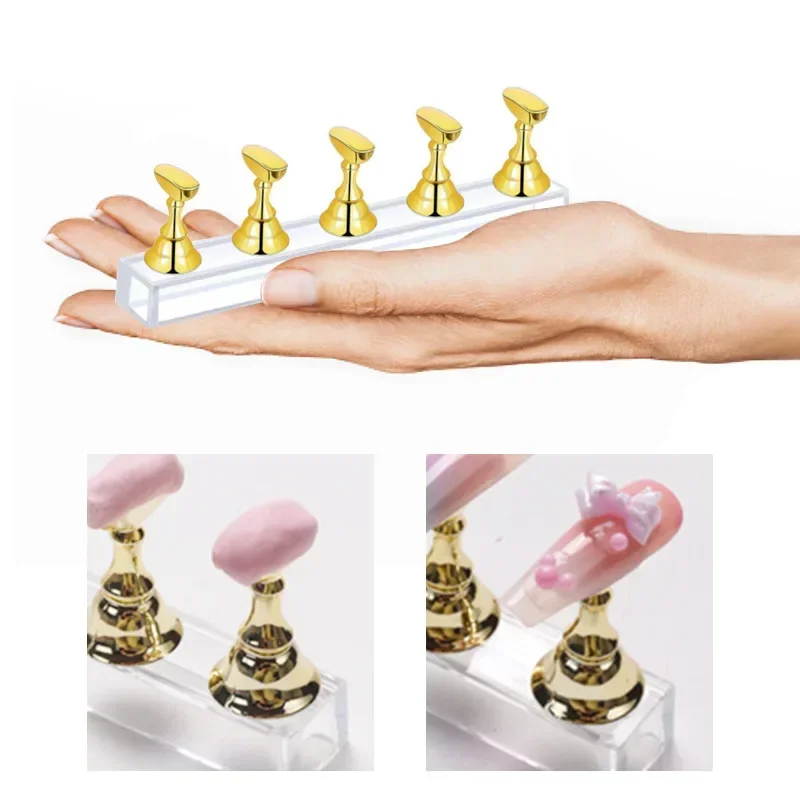 5 Stks/pak Schaken Magnetische - Nail Art Rose Gold recensie en prijs