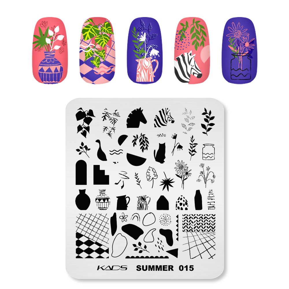 Kads Zomer 015 Nail Art Platen - Nail Art Zebra recensie en prijs