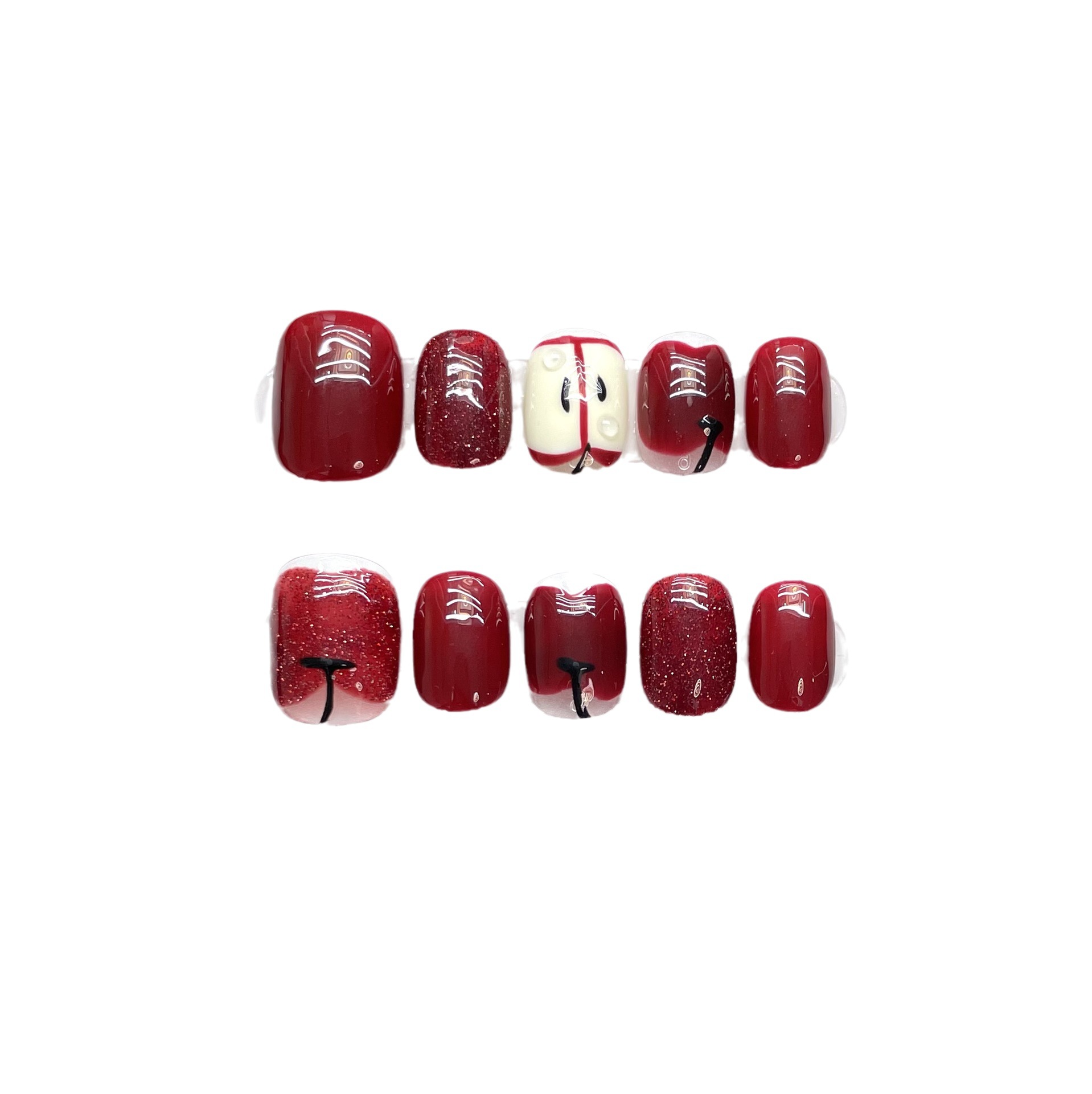 10 stuks luxe handgemaakte opz - Nail Adhesive Tab recensie en prijs