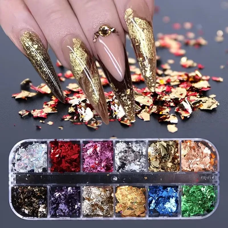 500 vellen imitatie goud zilve - Nail Art Gold recensie en prijs