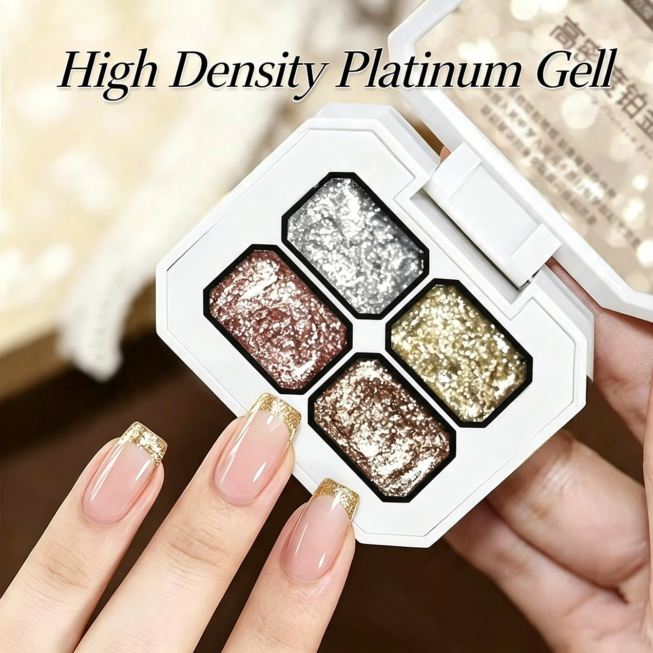 MIANEL Chunky Foil Platinum Na - Nail Art Rose Gold recensie en prijs