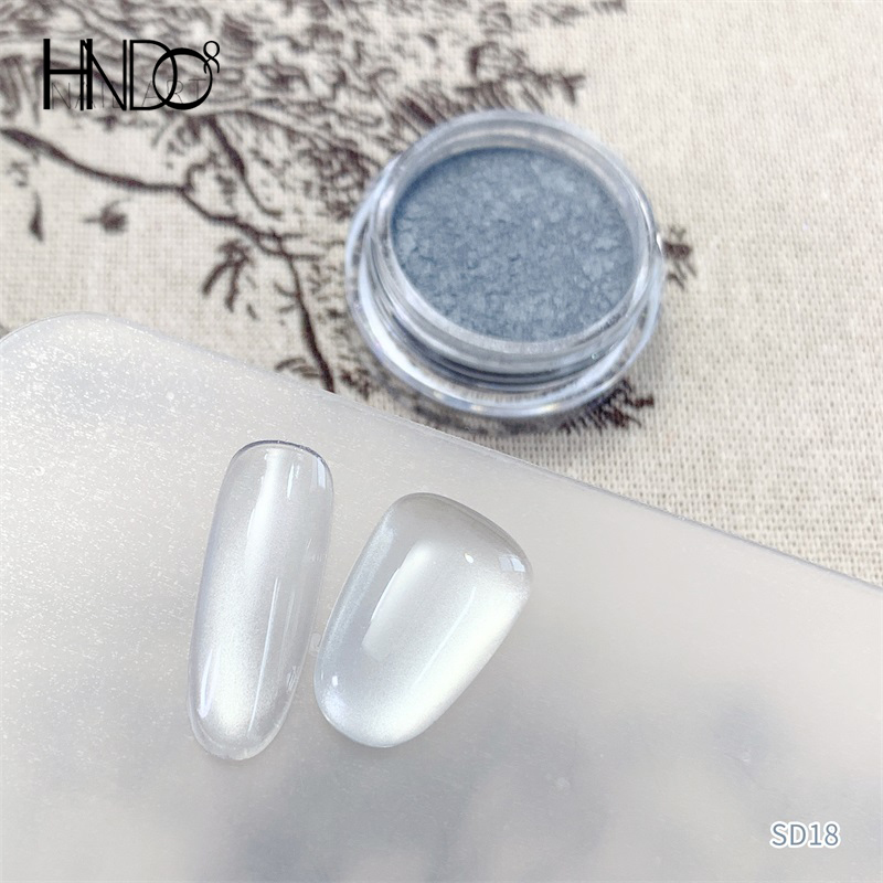 HNDO Nieuwe Zilver Wit 3D Cat  - Dip Powder Nail recensie en prijs