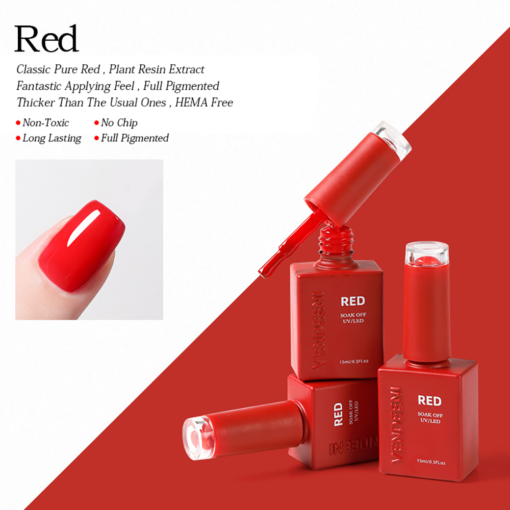 Vendeeni 15ml Zwart Wit Rood G - Nail Art Yellow recensie en prijs