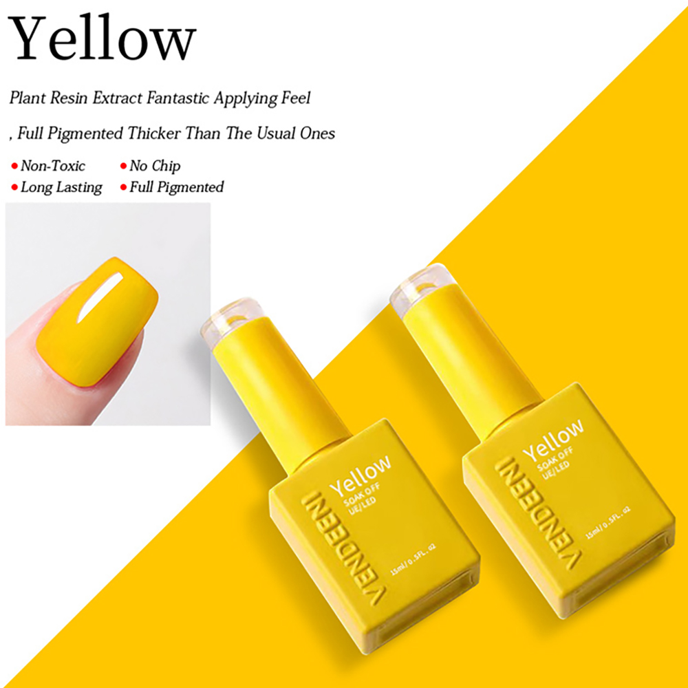 Vendeeni 15ml Zwart Wit Rood G - Nail Art Yellow recensie en prijs