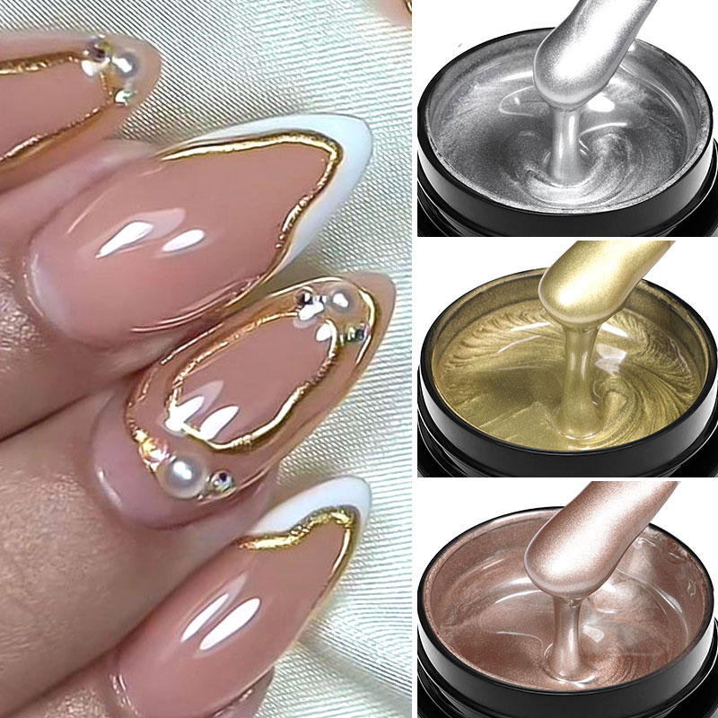 8ml Metaalverf Gel Nagellak No - Nail Art Rose Gold recensie en prijs