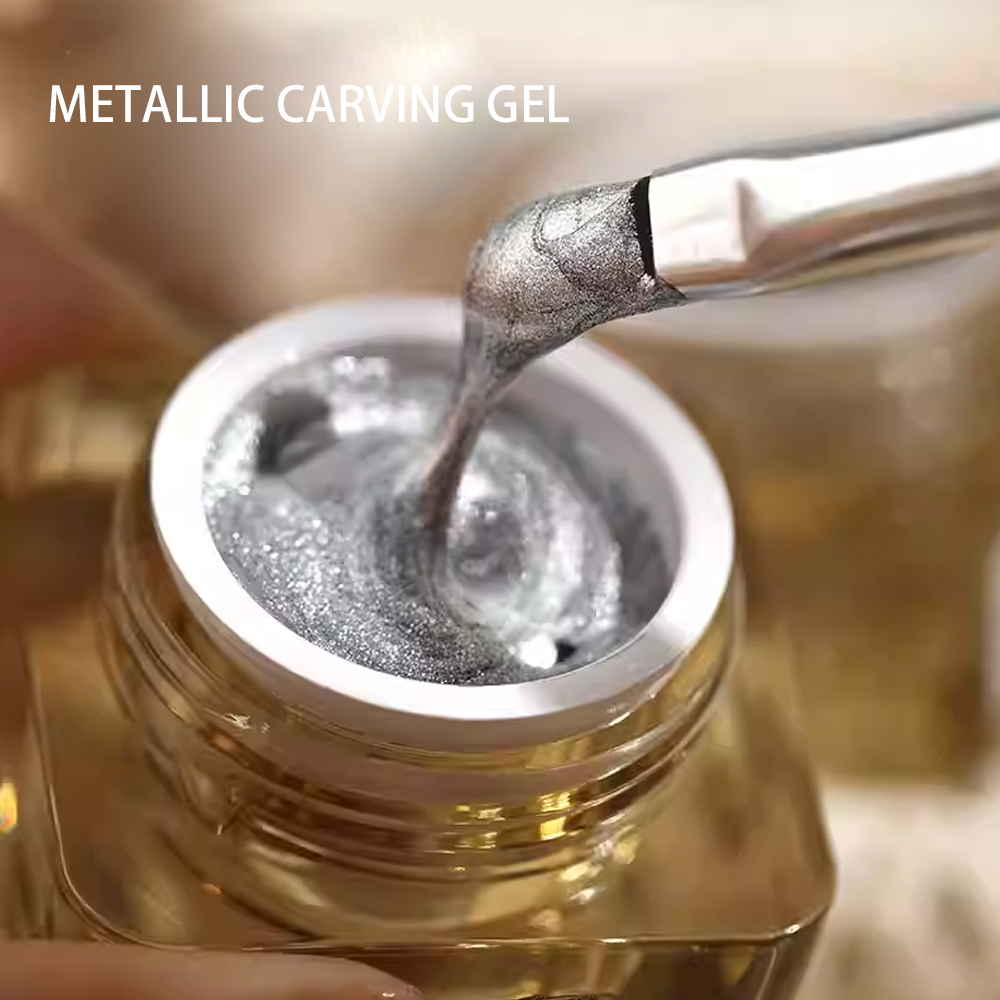 8g Metallic Carving Gel 3D Gep - Nail Art Gold recensie en prijs