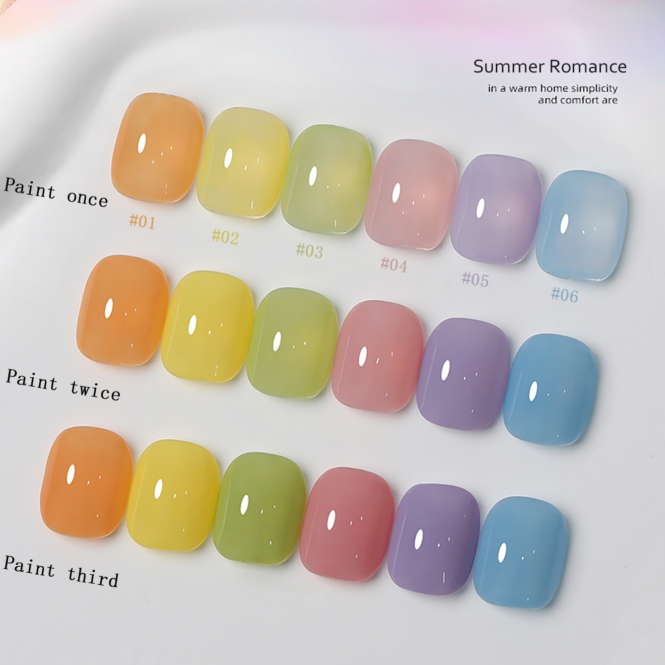 1-6 stuks PSK Nieuwe Macaron C - Nail Art Yellow recensie en prijs