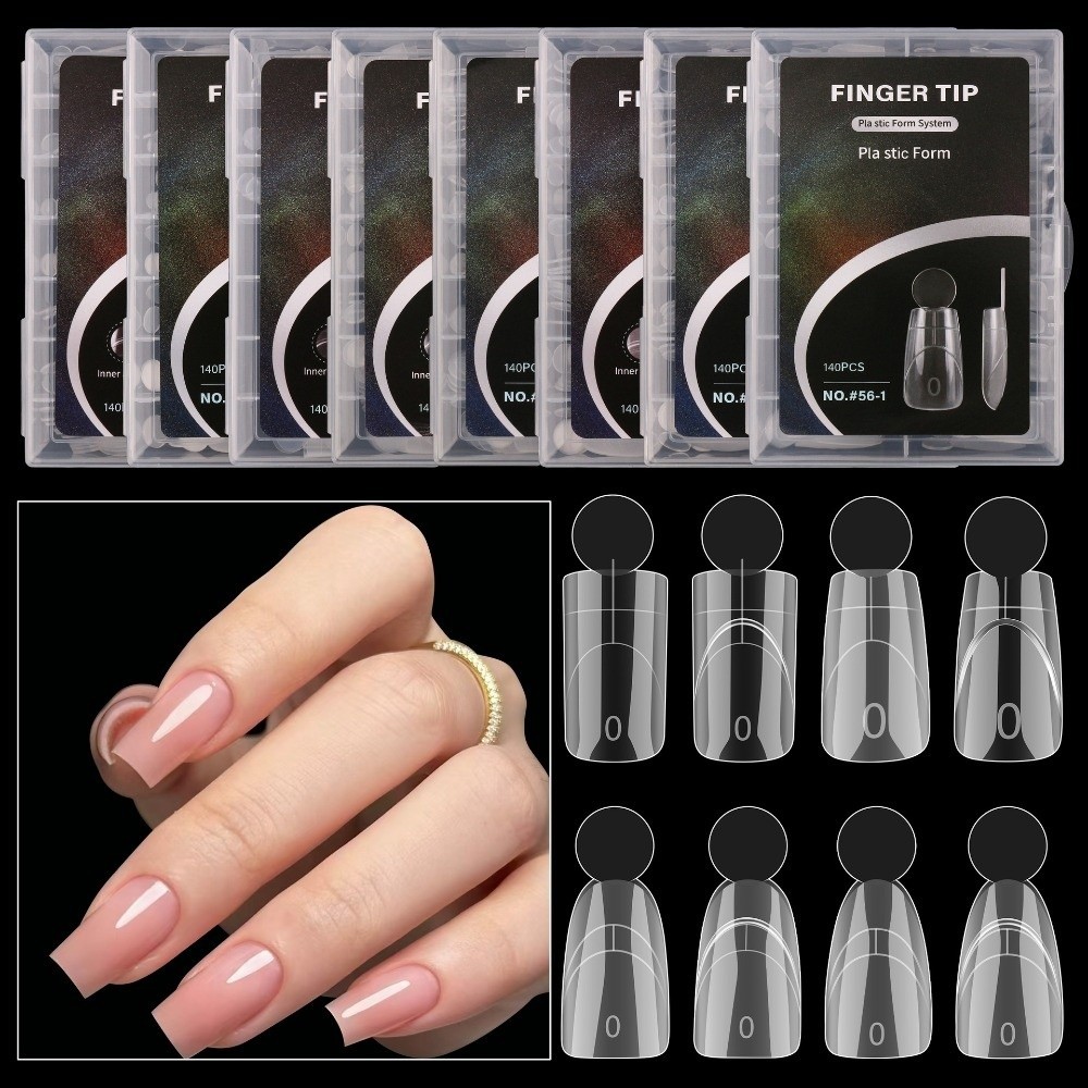 140 stuks matte French nail du - Nail Extension Form recensie en prijs