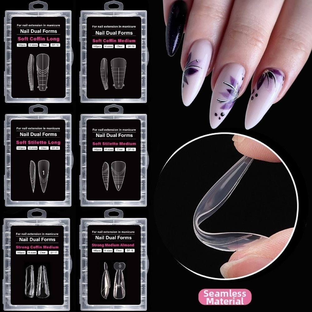 140 stuks 14 maten Franse nage - Nail Extension Form recensie en prijs
