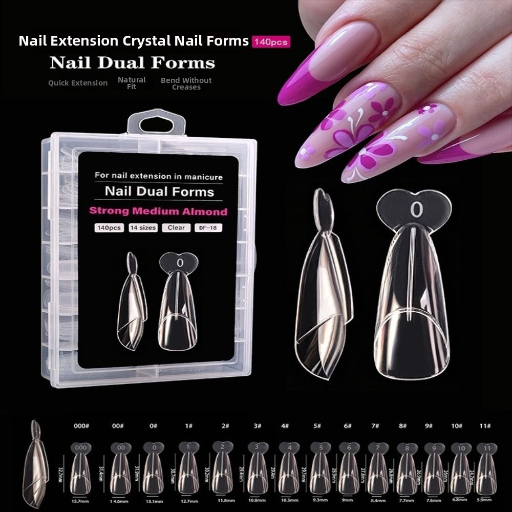 140 stuks 14 maten Franse nage - Nail Extension Form recensie en prijs