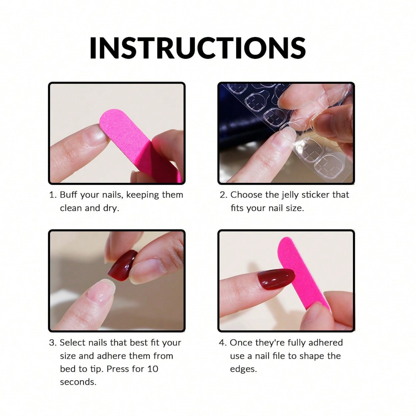 10 stuks pure handgeperste kor - Nail Art Emerald recensie en prijs